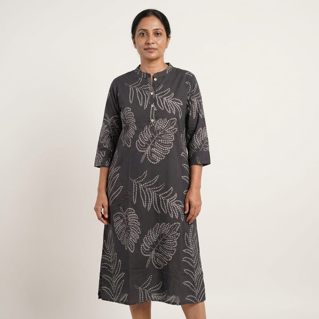 Black Rayon Kurti