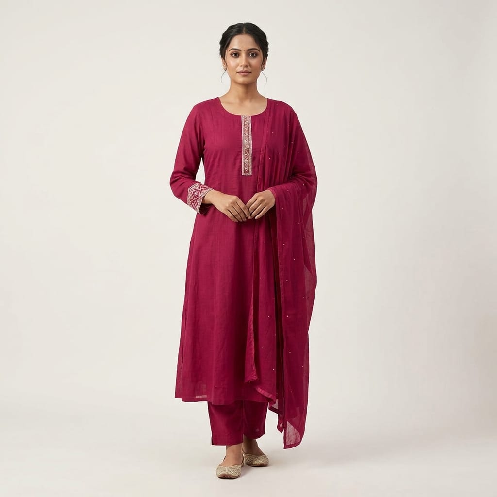 Pink Georgette Salwar | 11279