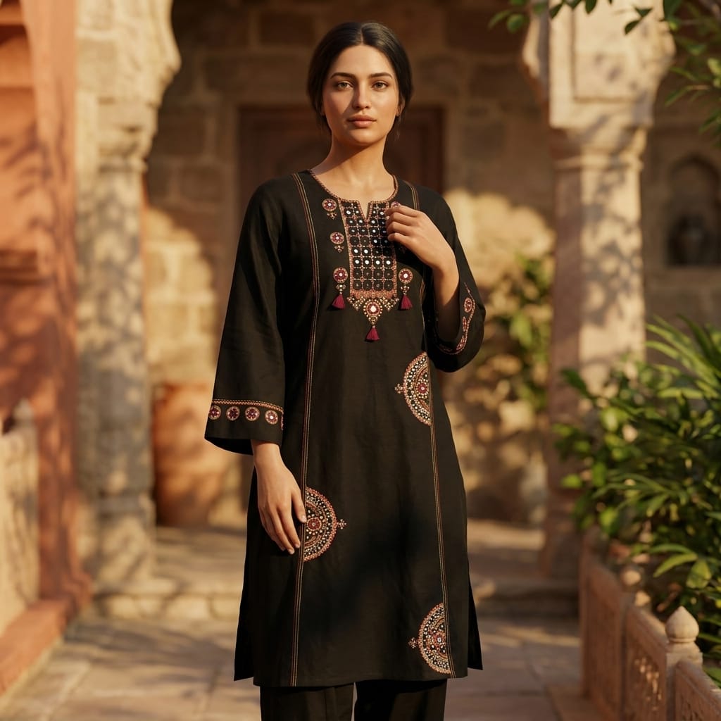 Black Cotton Salwar | 11288