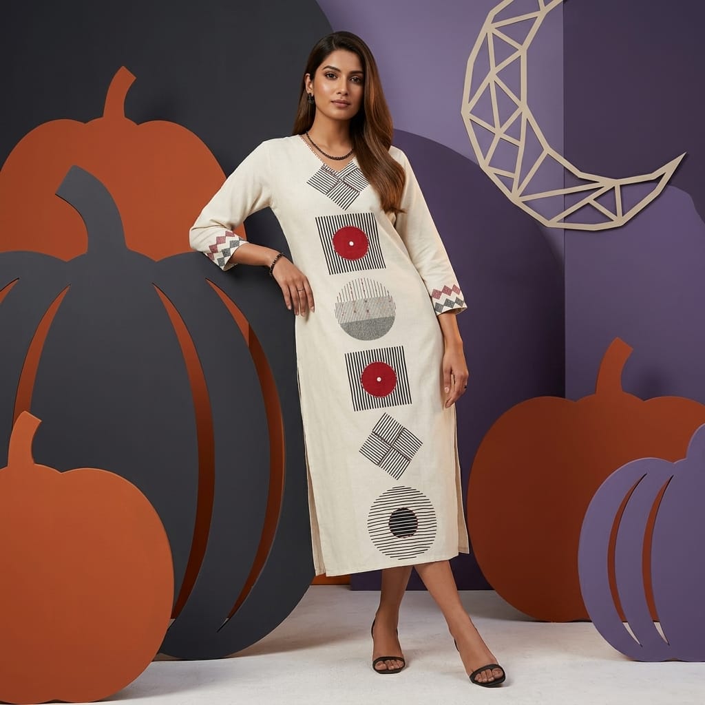 White Rayon Kurti
