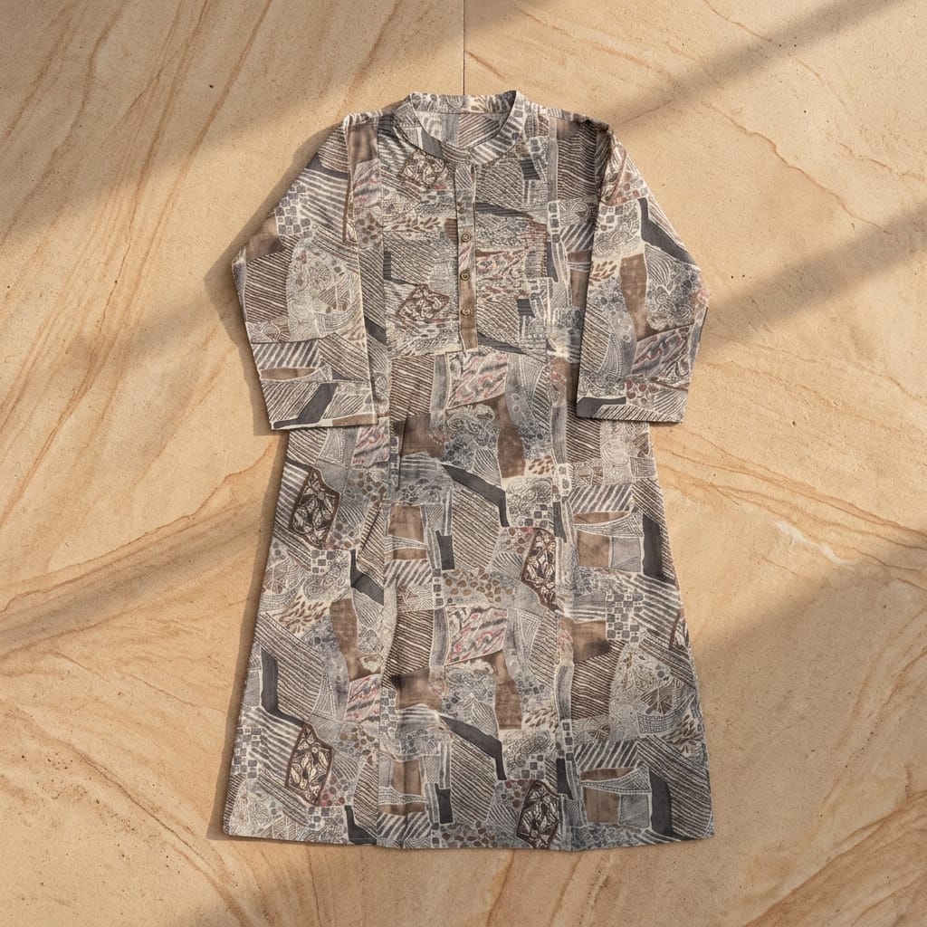 Beige Cotton Top