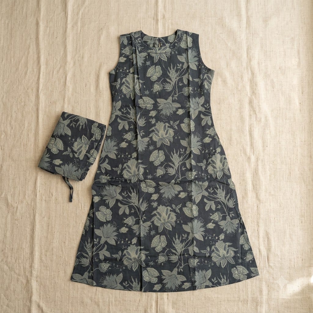 Black Cotton Co-ord Set | 11460