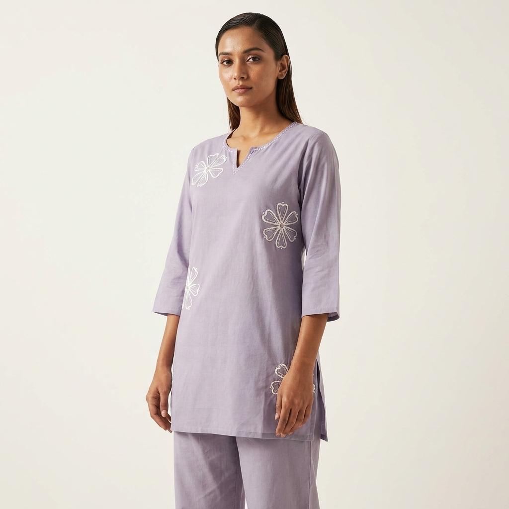 Lavender Cotton Co-ord Set