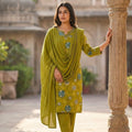 Green Rayon Salwar| 11241