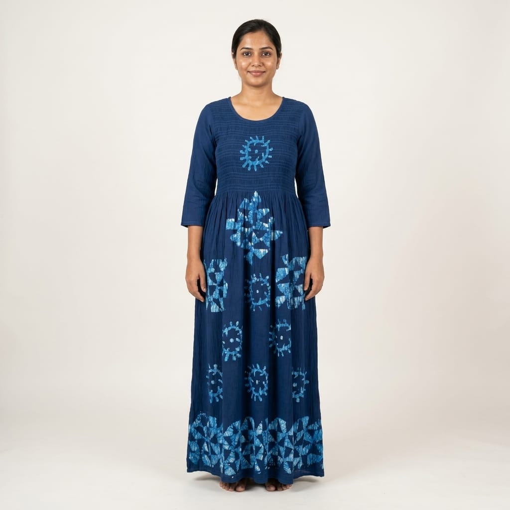 Blue Rayon Top