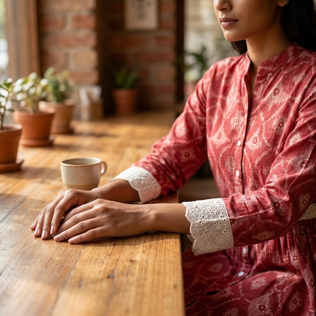 Terracotta Cotton Kurti