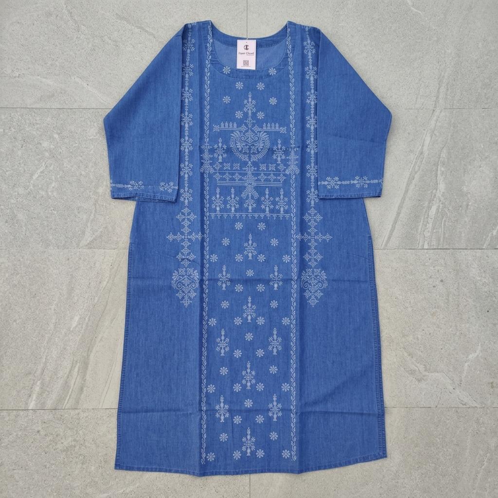 Blue Denim Kurti