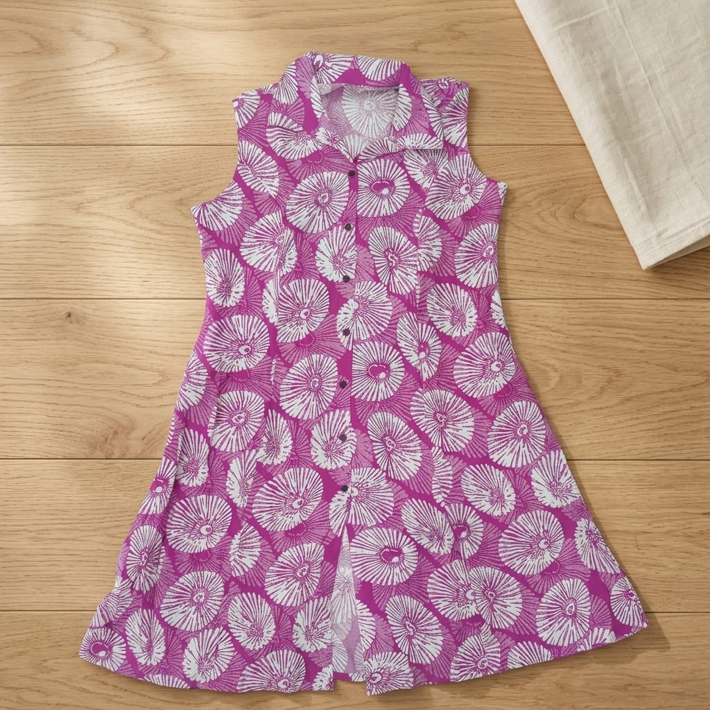 Pink Cotton Kurti