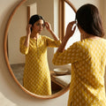 Mustard Rayon Kurti