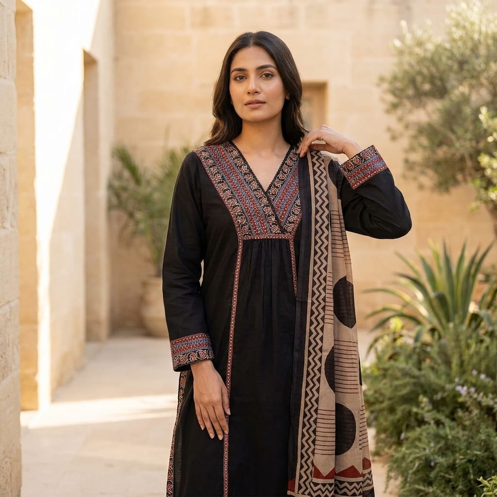 Black Cotton Salwar