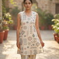 White Cotton Co-ord Set