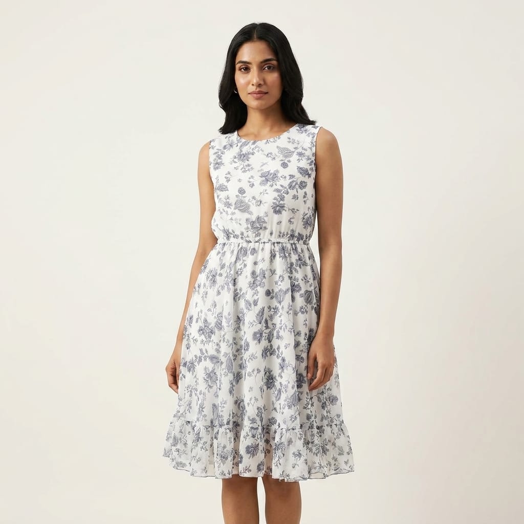 White Shiffon Top