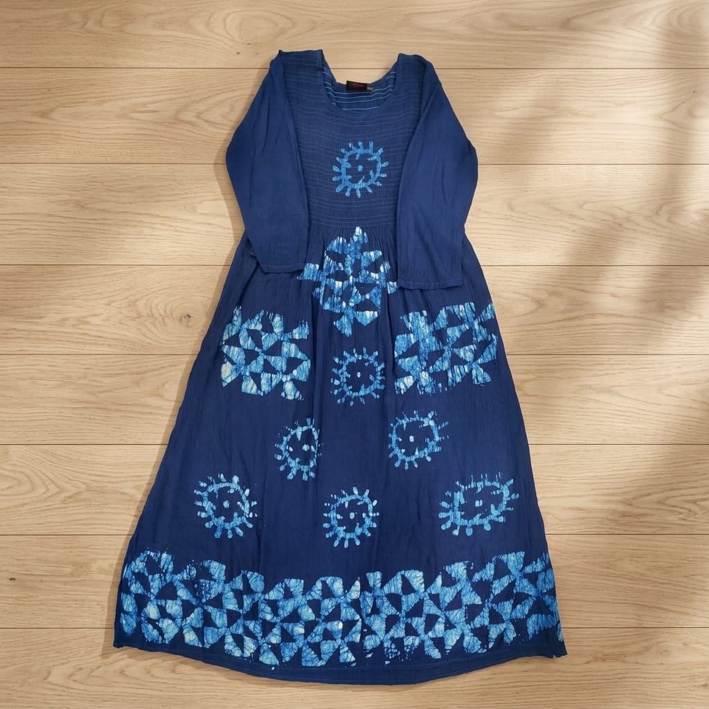 Blue Rayon Top