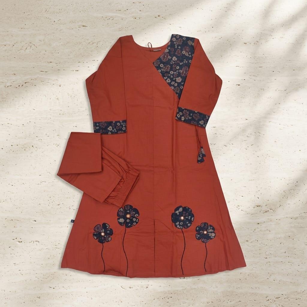 Rust Cotton Co-ord Set