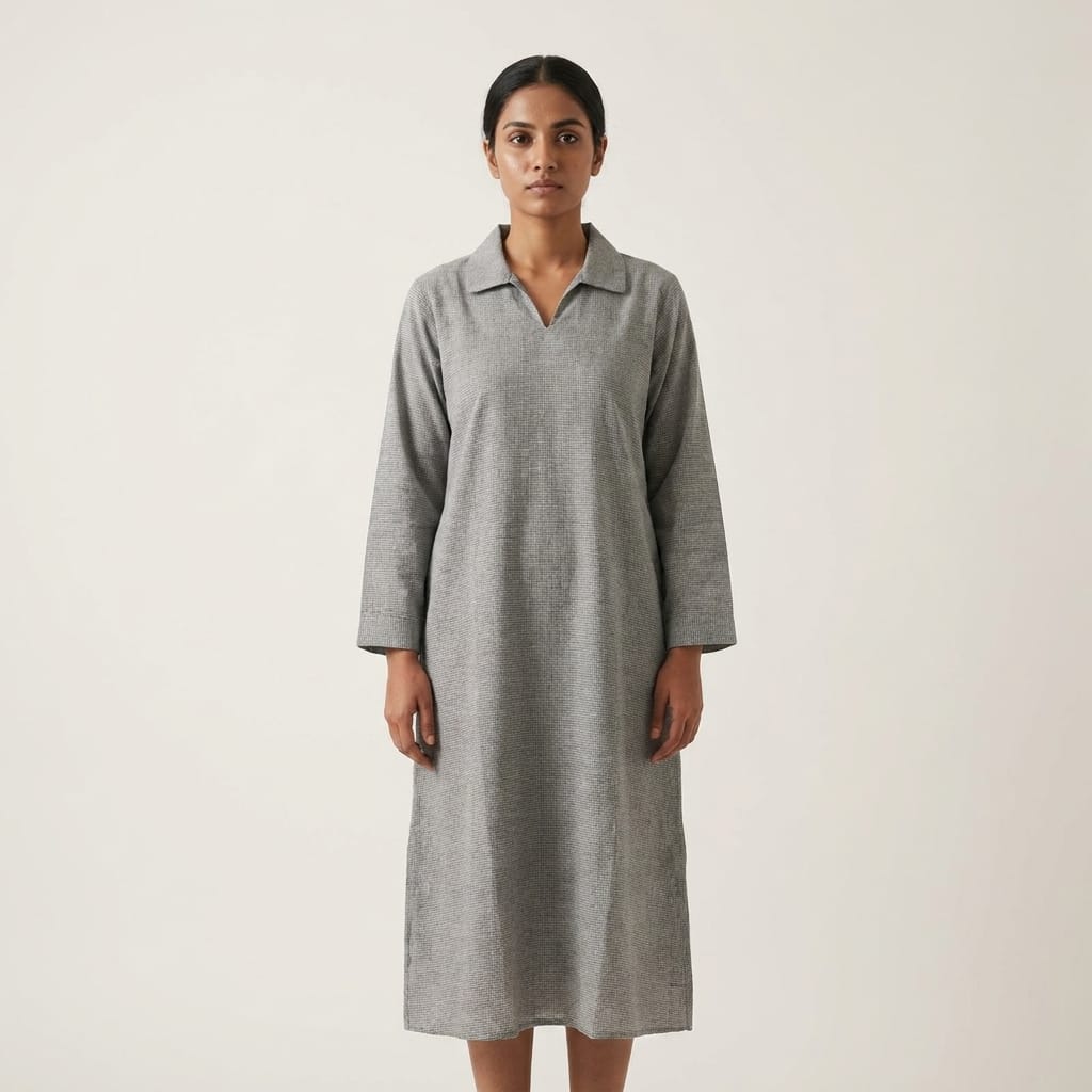 Grey Cotton Top