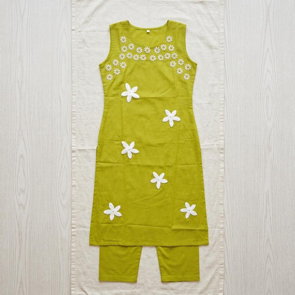 Cotton Silk Co-Ord Set