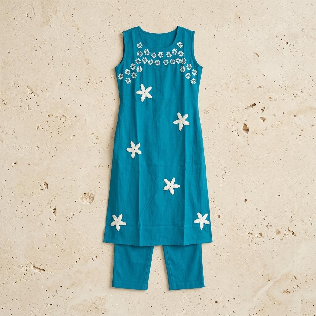 Cotton Silk Co-Ord Set