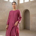 Plum Cotton Silk Co-ord Set