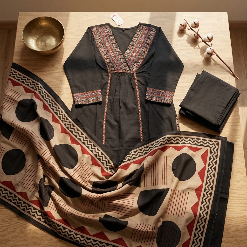 Black Cotton Salwar