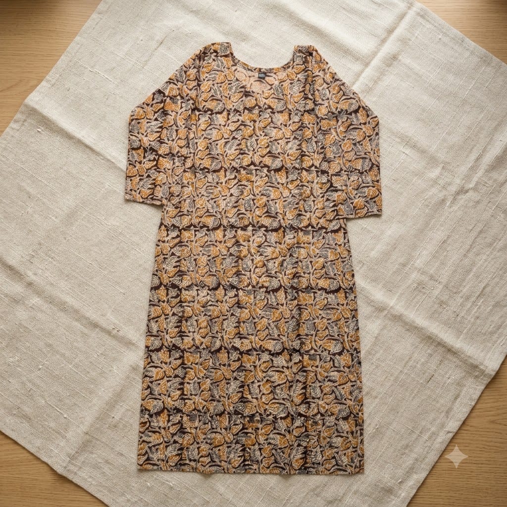 Kalamkari Cotton Kurti | 11417