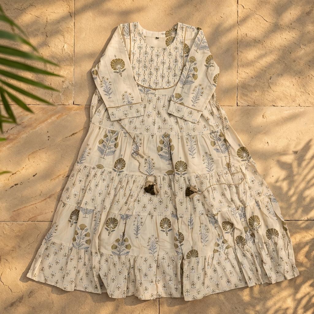 Beige Cotton Top