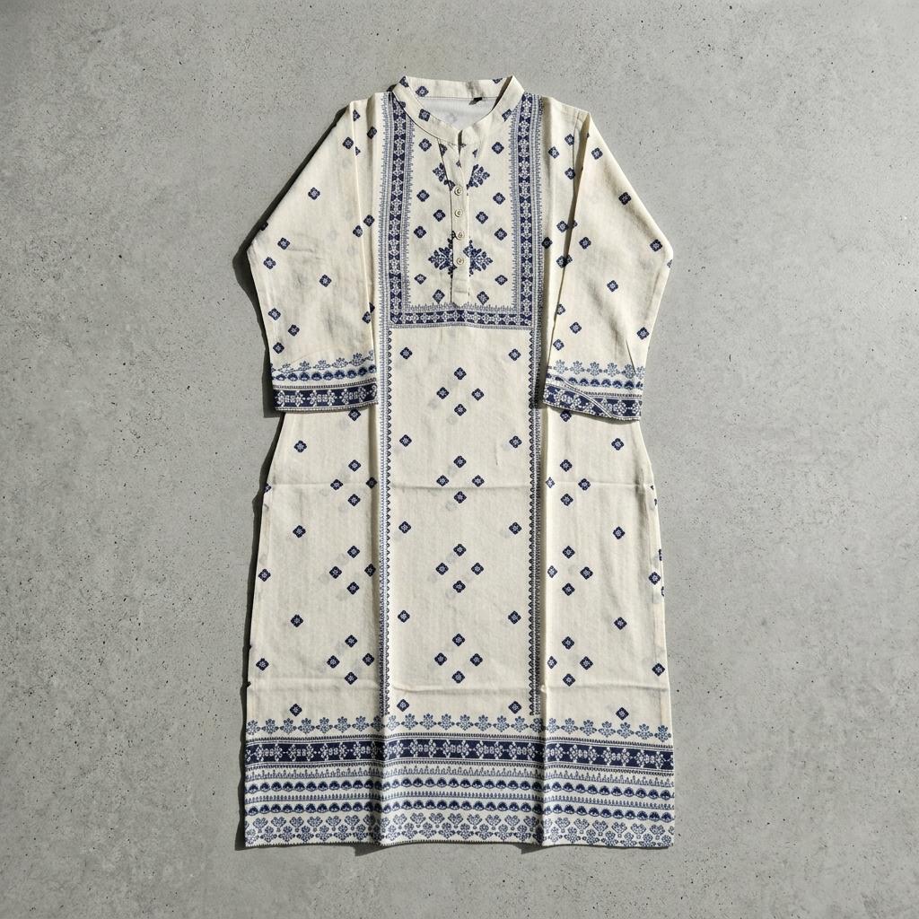 White Rayon Kurti