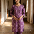 Pruple Rayon Co-ord | 11340