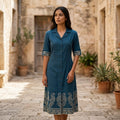 Blue Cotton Top