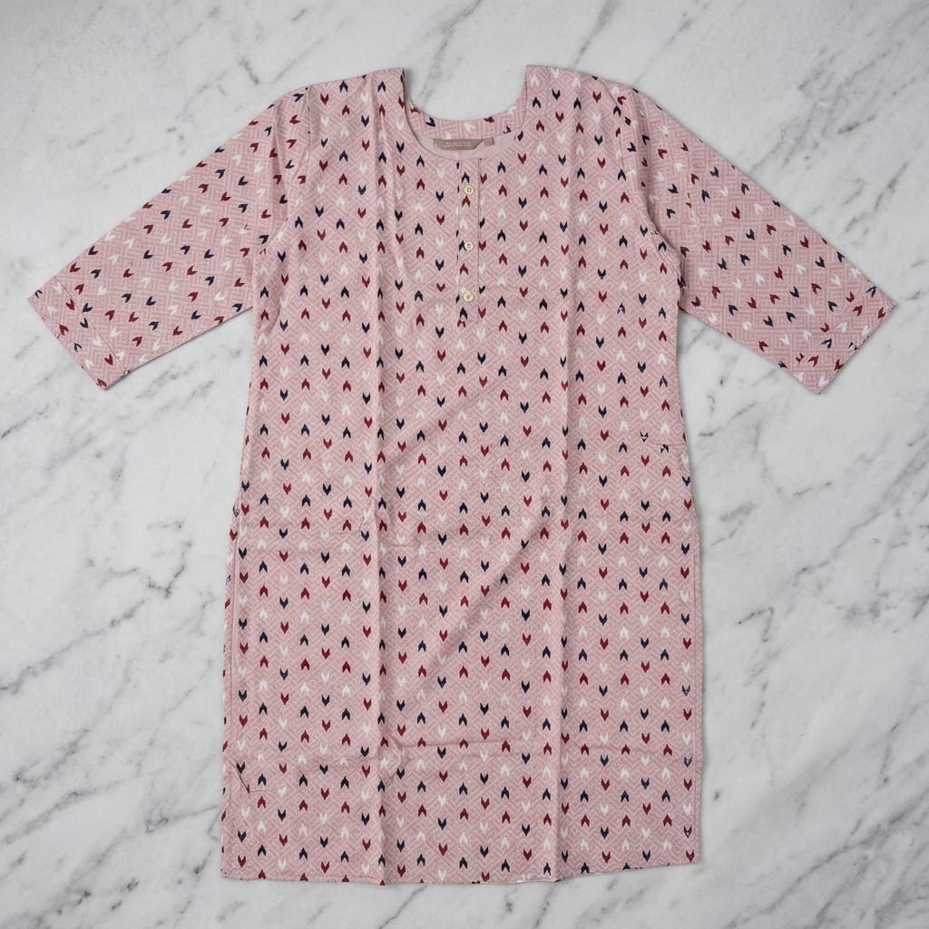 Pink Rayon Kurti