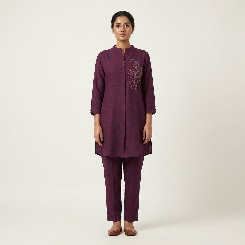 Purple Corona Co-ord Set