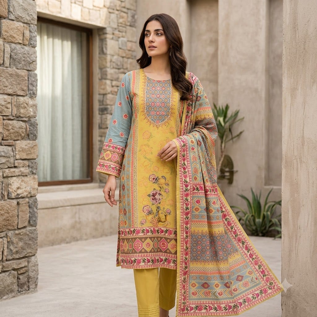 Yellow Silk Salwar | 11436