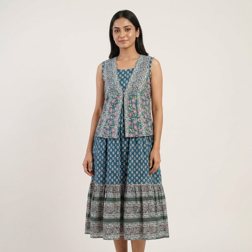 Blue Cotton Top