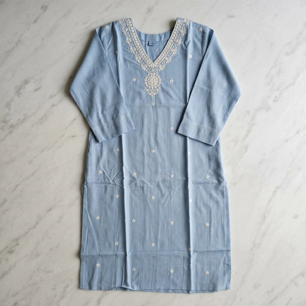 Blue Rayon Kurti