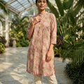 Onion Cotton Silk Kurti