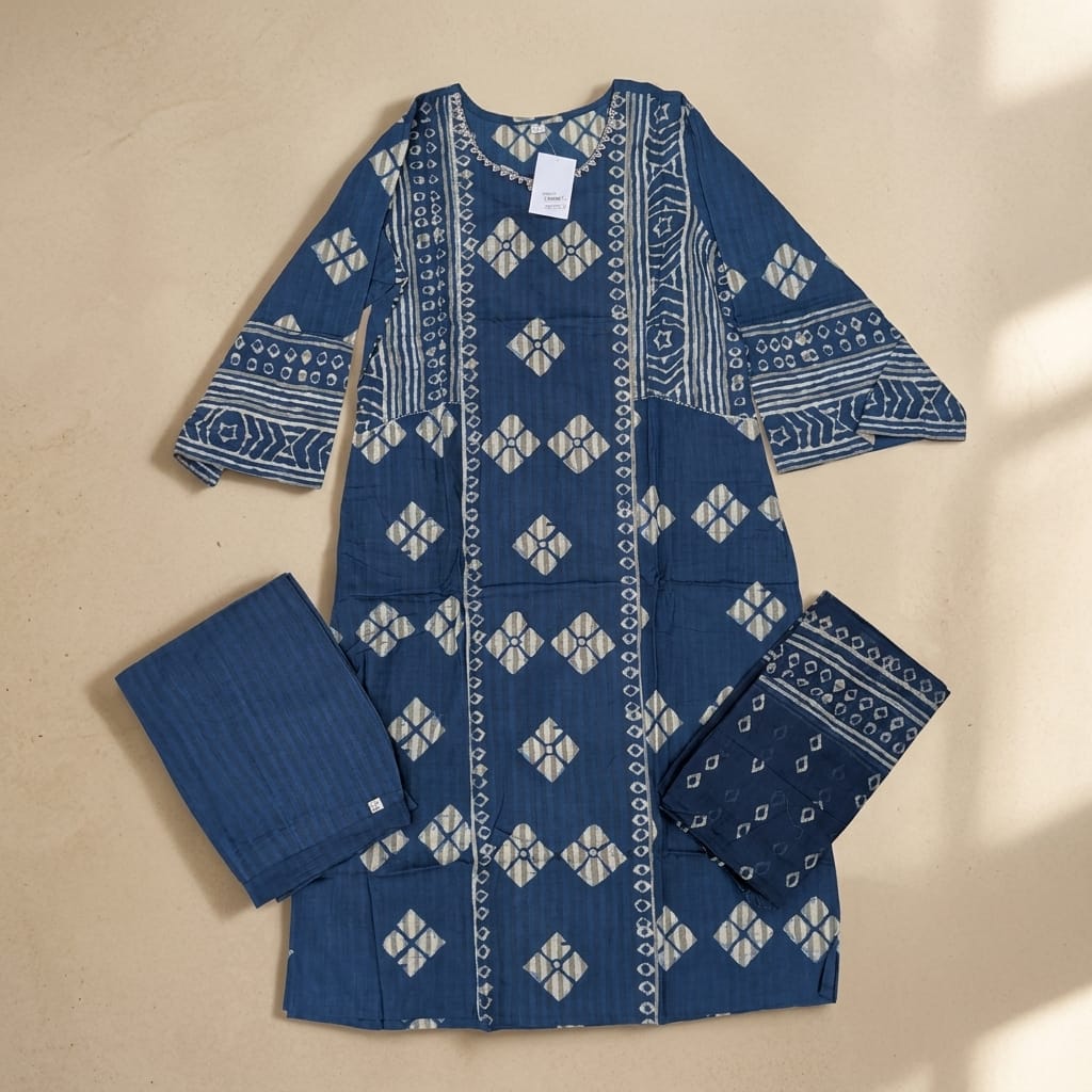 Blue Cotton Salwar| 11233