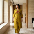 Mustard Cotton Co-ord Set