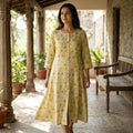 Yellow Cotton Kurti