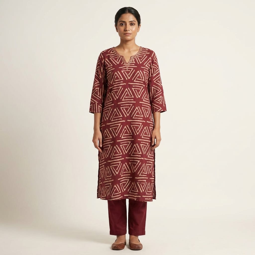 Maroon Rayon Salwar | 11248
