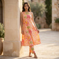 Peach Rayon Co-ord Set | 11362