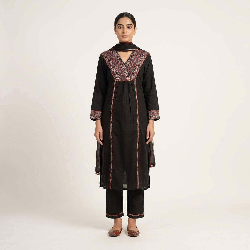 Black Cotton Salwar