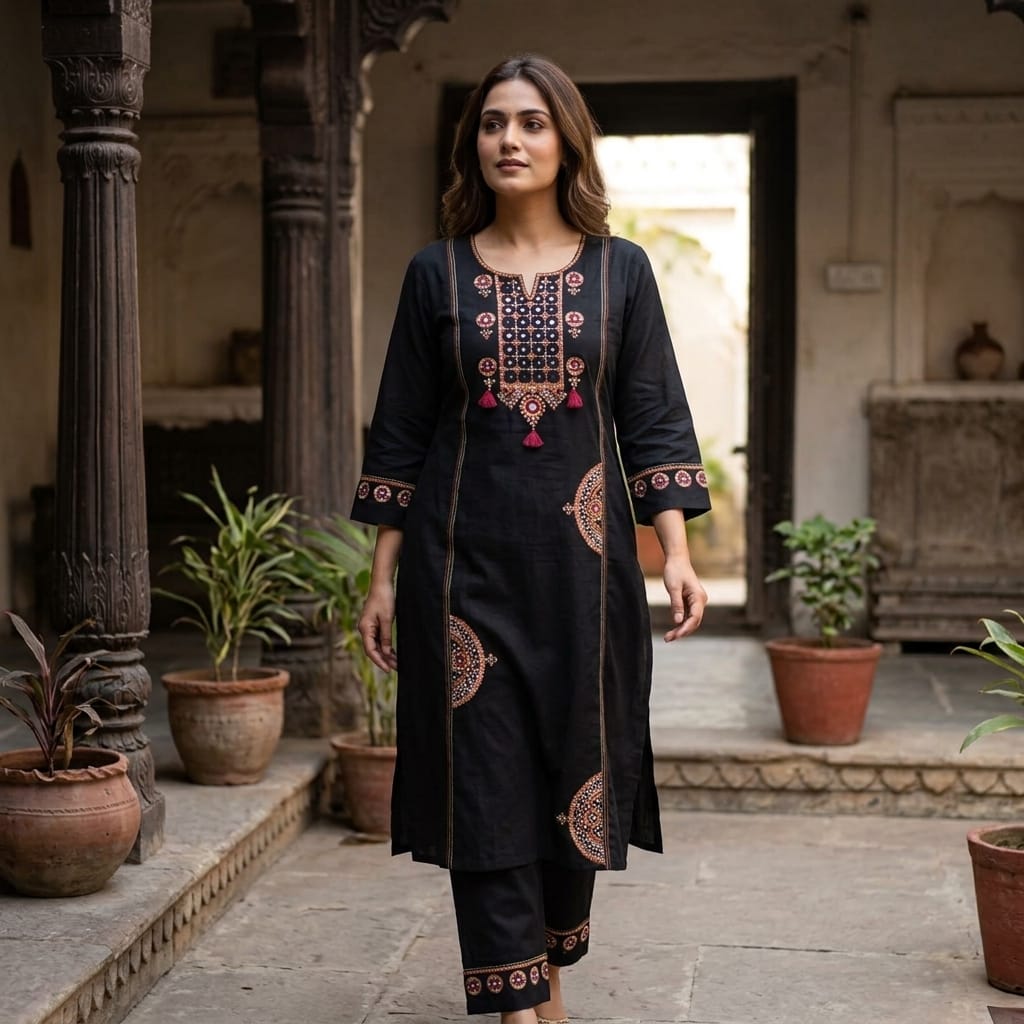Black Cotton Salwar | 11288
