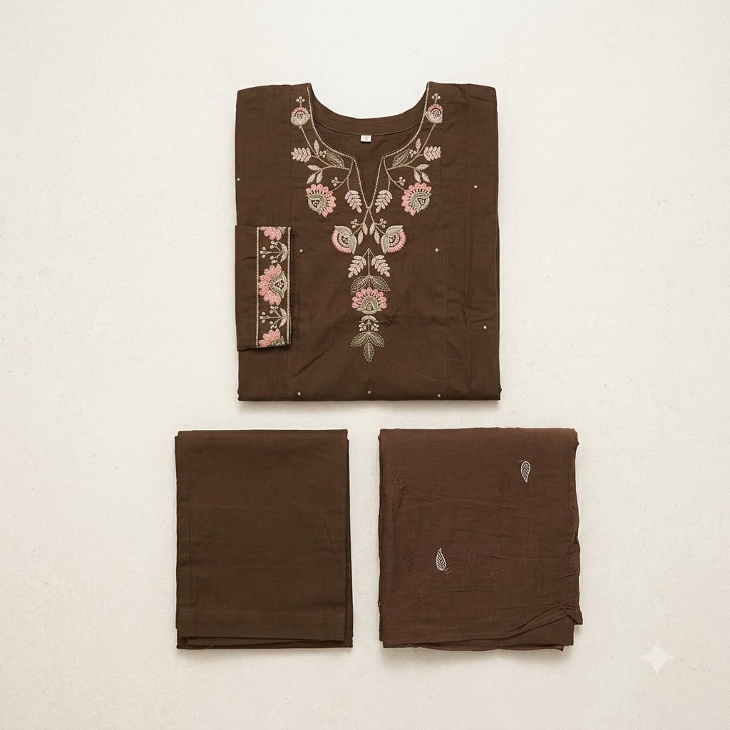 Brown Cotton Salwar | 11435