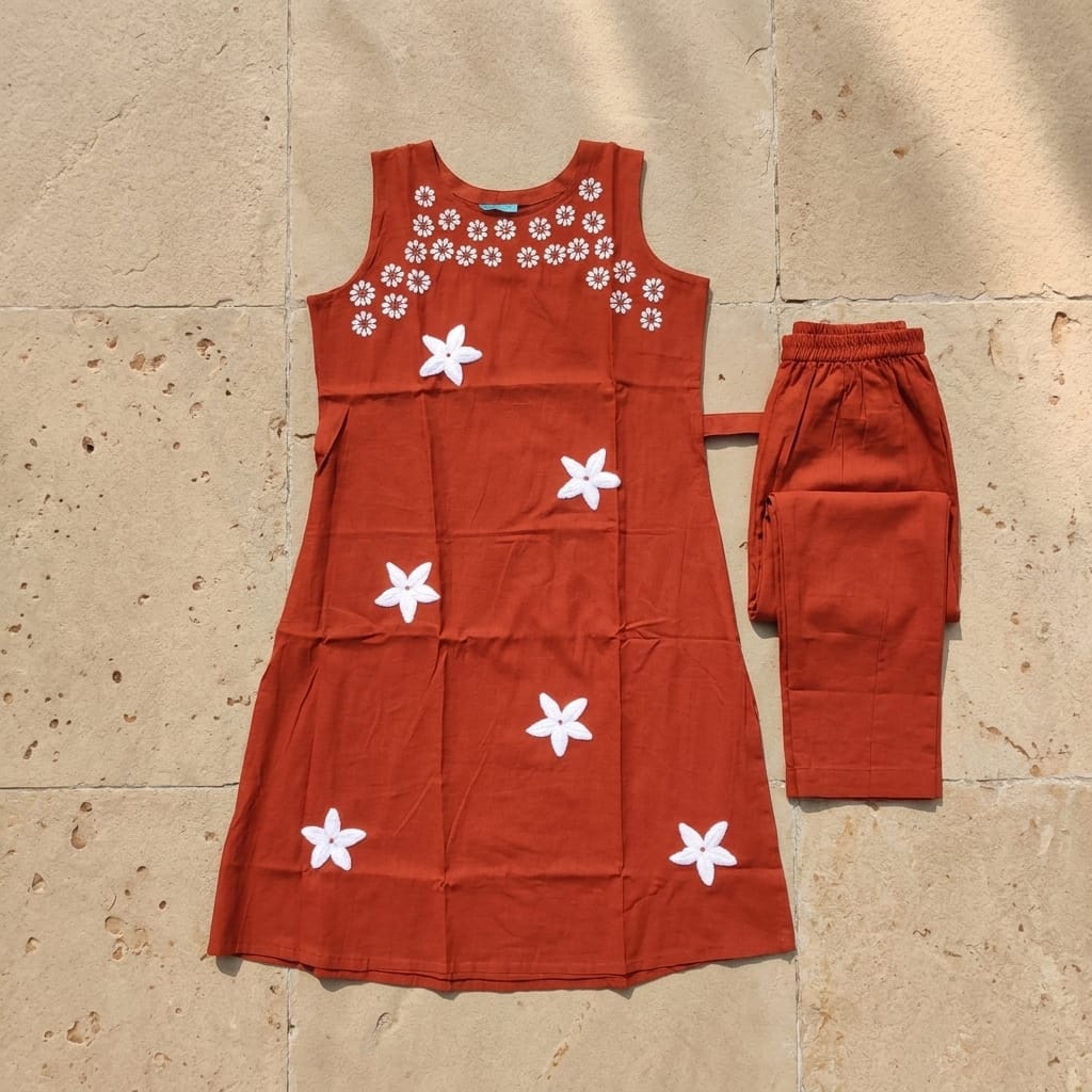 Cotton Silk Co-Ord Set