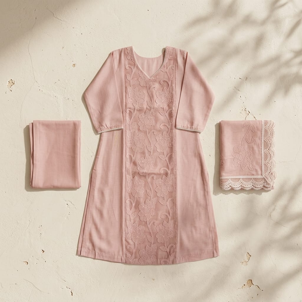 Peach Cotton Silk Salwar | 11301