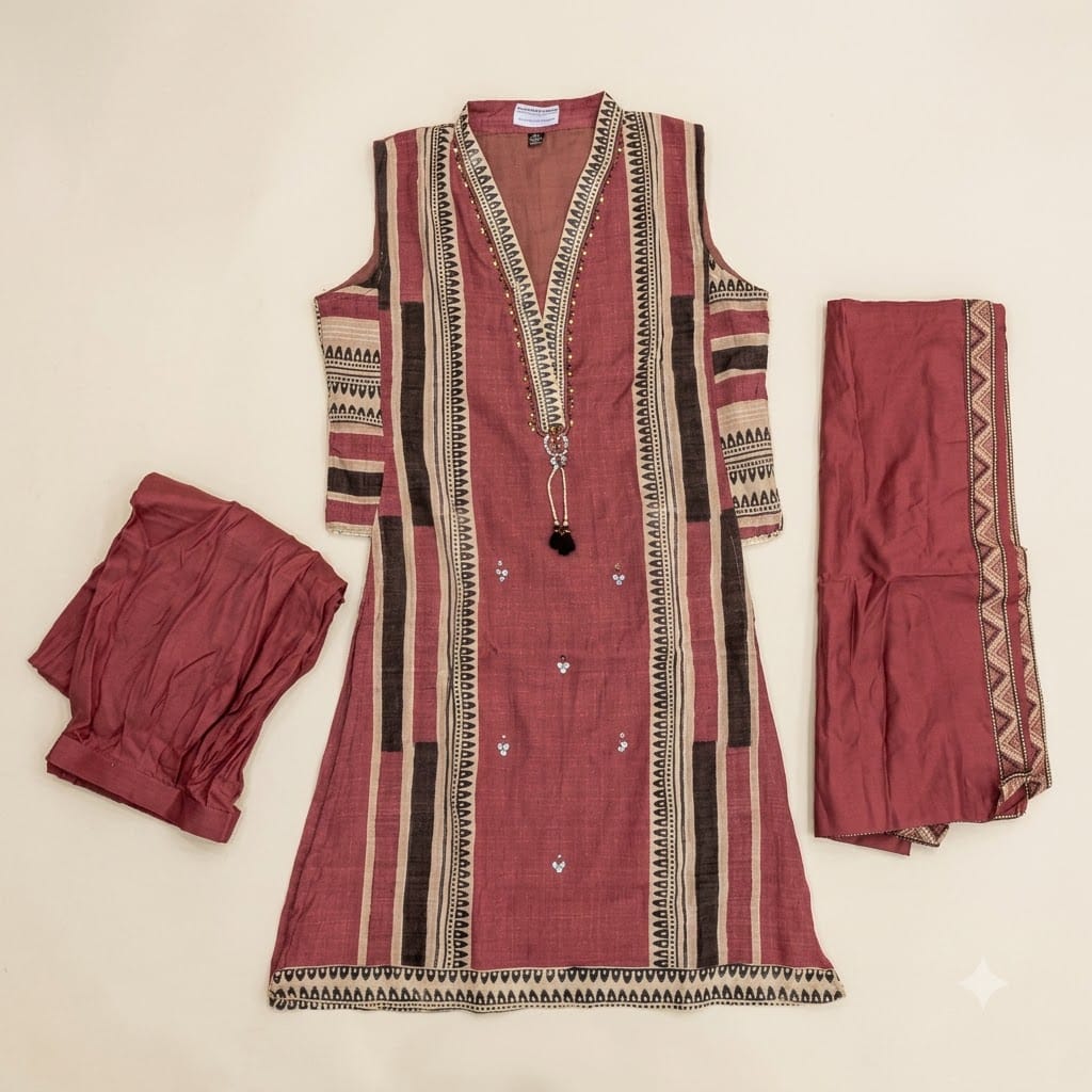 Peach Silk Salwar | 11437