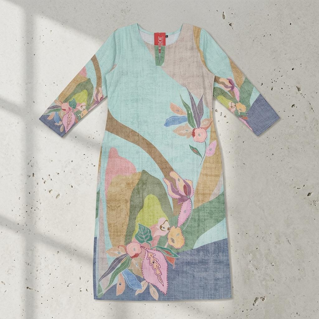 Multi Color Mayraflex Kurti
