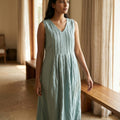 Teal Rayon Kurti