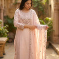 Pastel Pink Cotton Silk Salwar | 11355