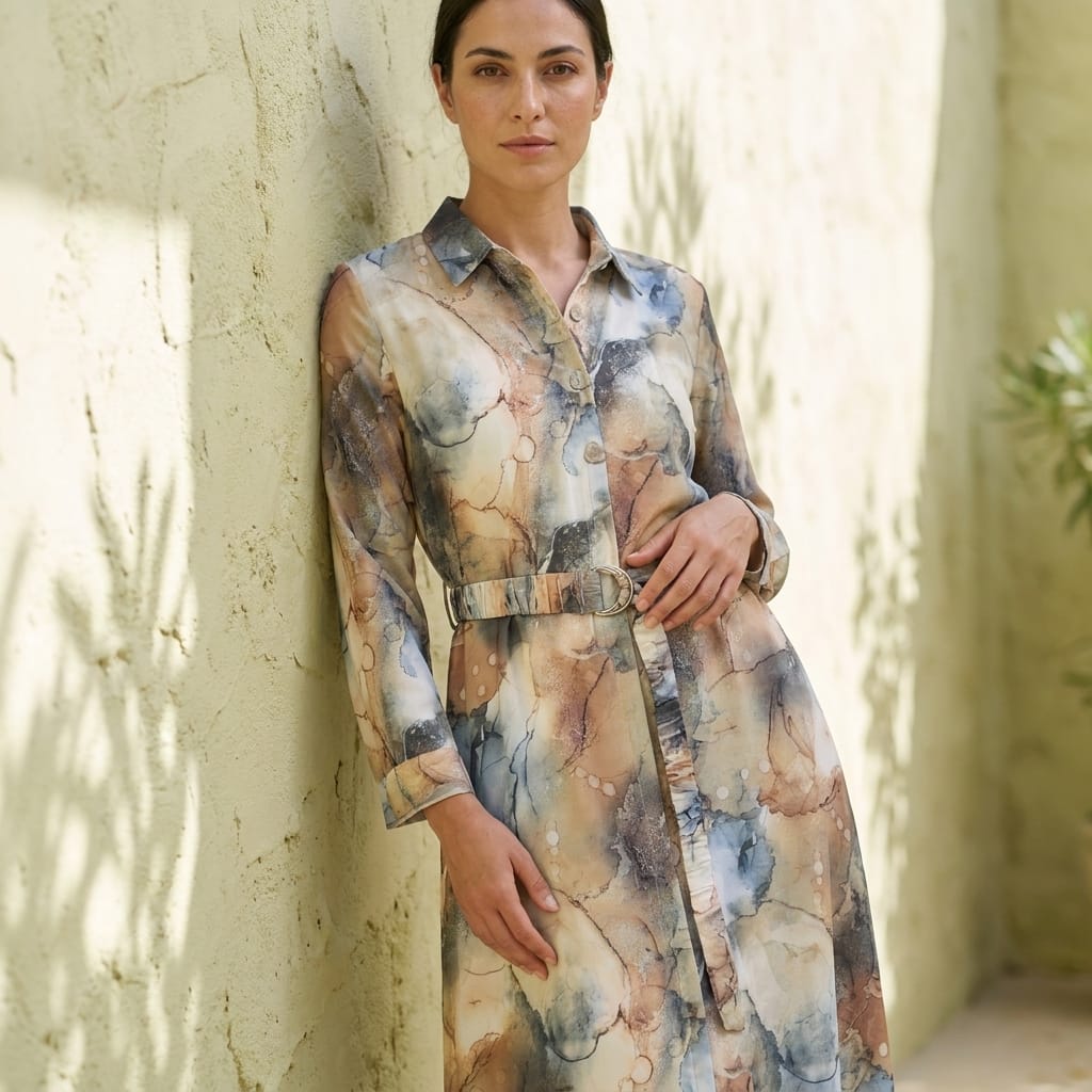 Beige Rayon Top