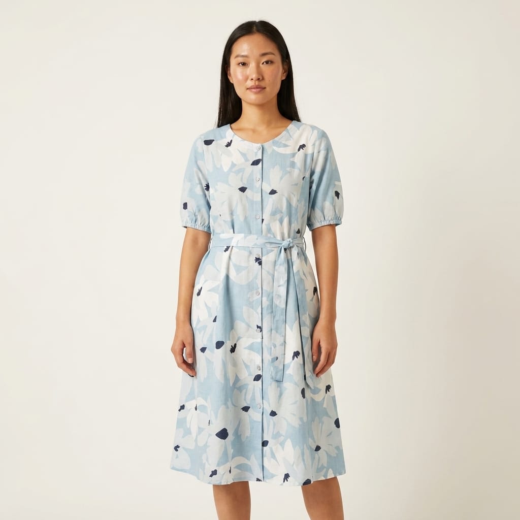 Blue Cotton Top